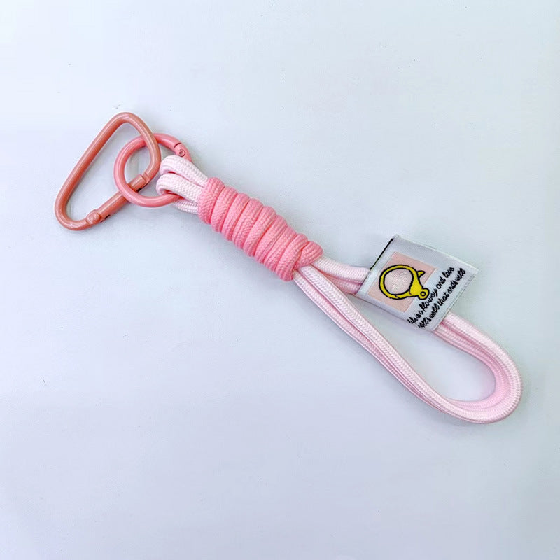 Wholesale Colorful Nylon Braided Rope Keychain